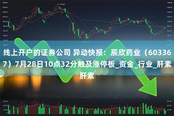 线上开户的证券公司 异动快报：辰欣药业（603367）7月28日10点32分触及涨停板_资金_行业_肝素